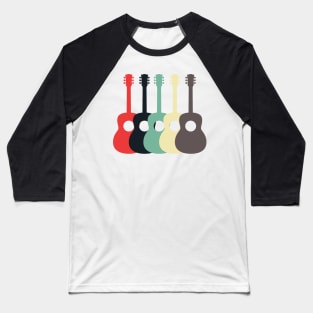 cool guitar classic retro funny Baseball T-Shirt